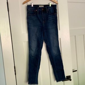 Madewell 10” High-Rise Skinny Jeans Size 30
